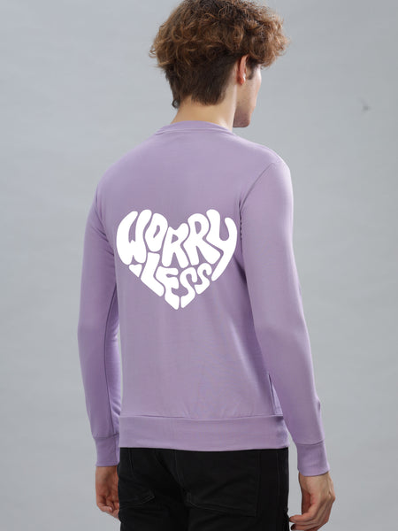 Worry Less Men’s Sweatshirt Full Sleeve Premium Comfort Fit