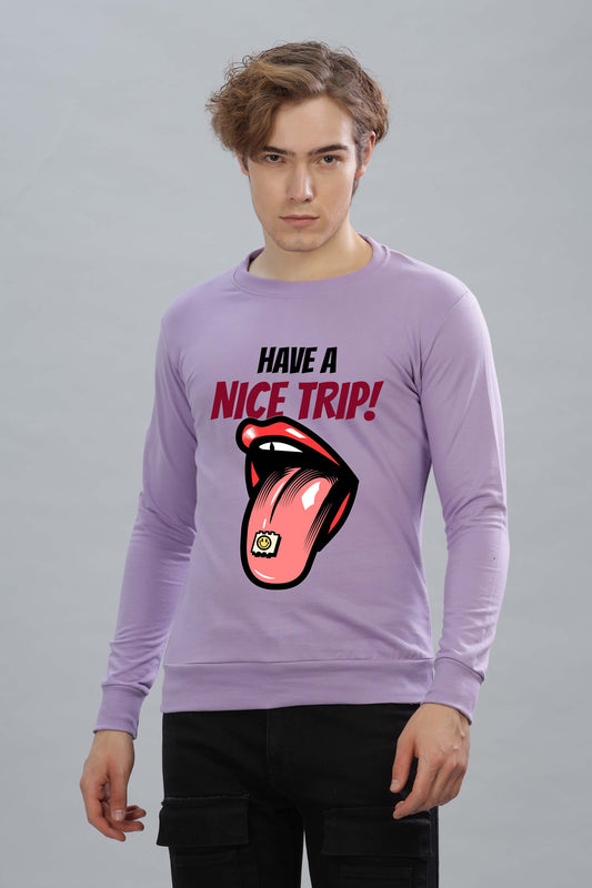 Men’s Full Sleeve Premium Pure Cotton Printed Sweatshirt