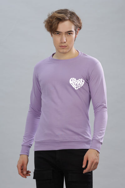 Worry Less Men’s Sweatshirt Full Sleeve Premium Comfort Fit