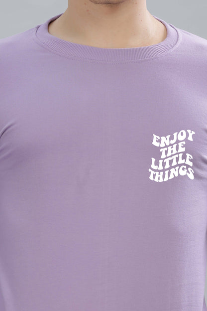 Enjoy the Little Things Men’s Soft Cotton Full Sleeve Sweatshirt