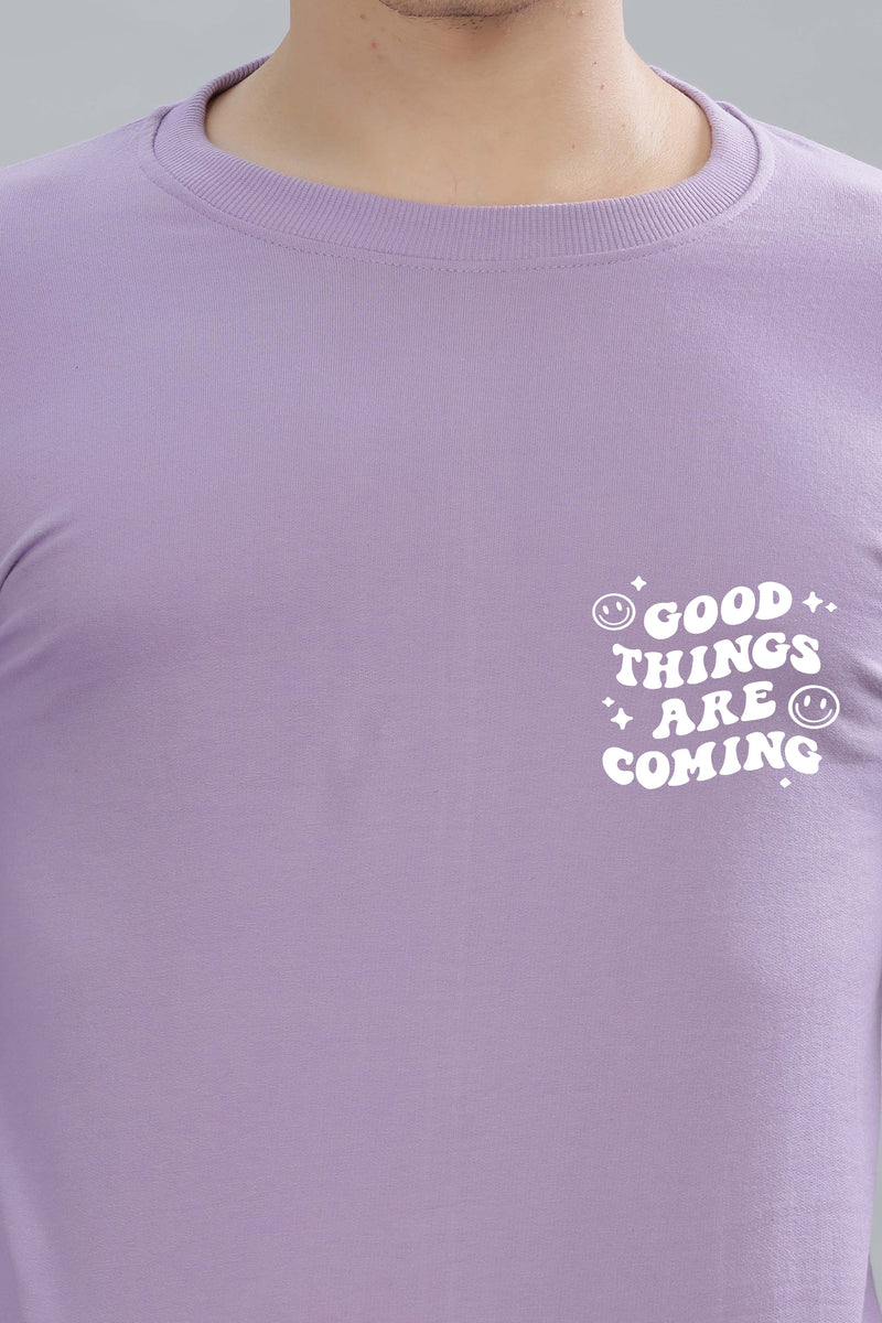 Good Things Are Coming Premium Cotton Men's Full Sleeve Sweatshirt