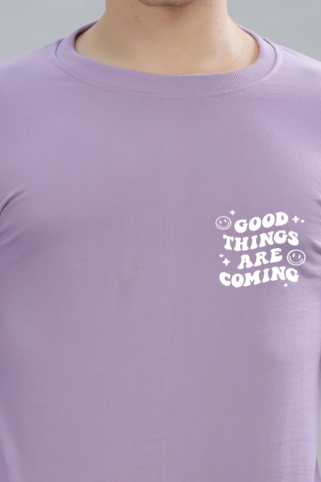 Good Things Are Coming Premium Cotton Men's Full Sleeve Sweatshirt