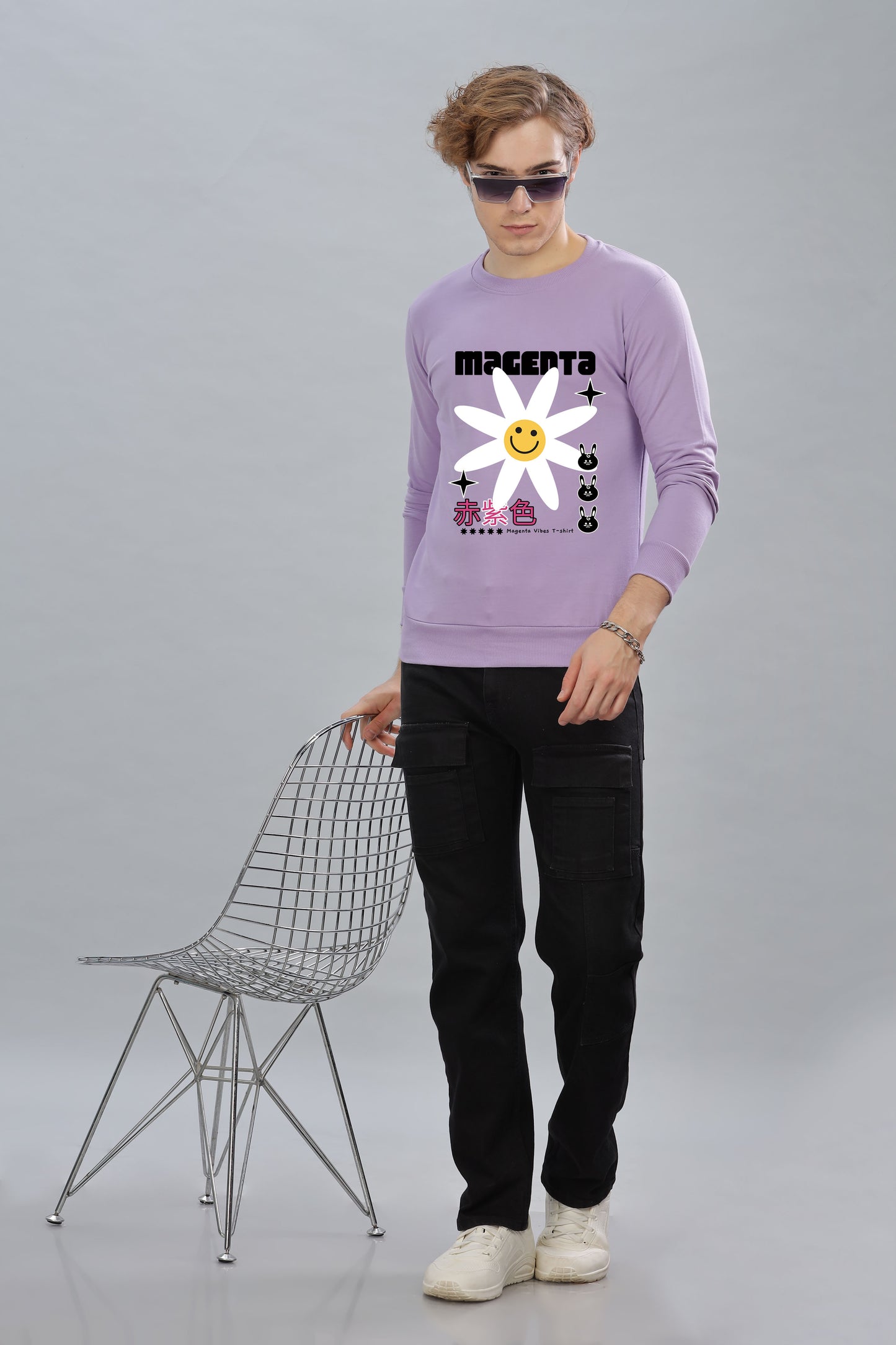Men’s Full Sleeve Premium Pure Cotton Printed Sweatshirt