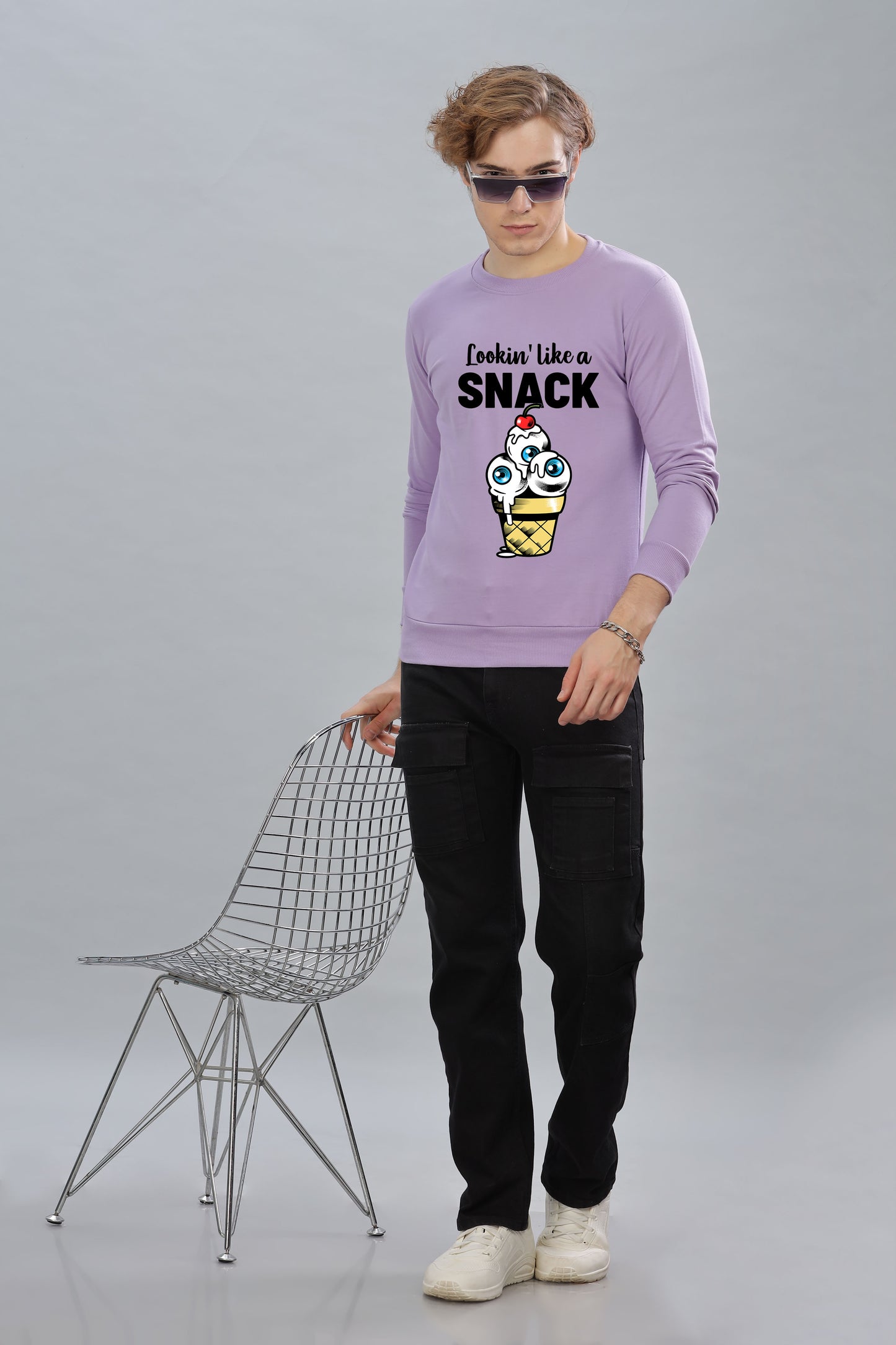 Men’s Full Sleeve Premium Pure Cotton Printed Sweatshirt
