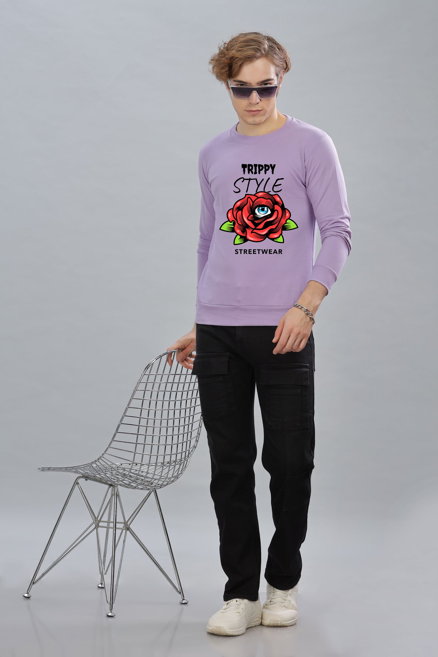 Men’s Full Sleeve Premium Pure Cotton Printed Sweatshirt