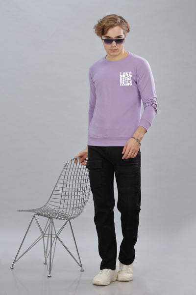 Love Never Fails Men’s Soft & Cozy Fabric Full Sleeve Sweatshirt