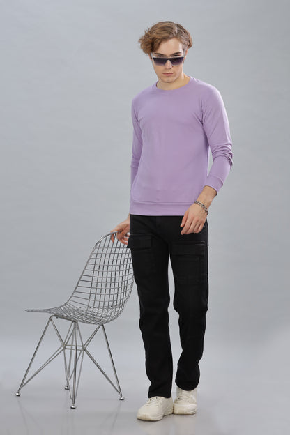 Men’s Solid Stylish Look Full Sleeve Premium Comfort Sweatshirt