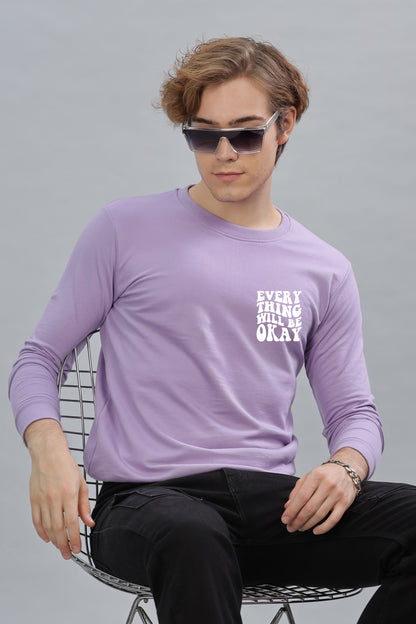 Everything Will Be Okay Men’s Comfort Fit Full Sleeve Sweatshirt