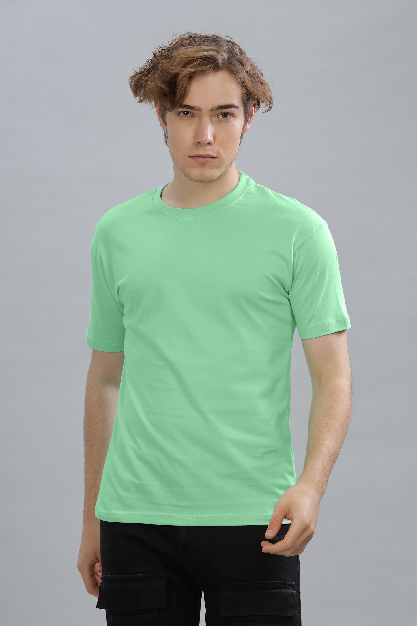 Men’s Plain Premium Cotton Oversized baggy Fit T-Shirt