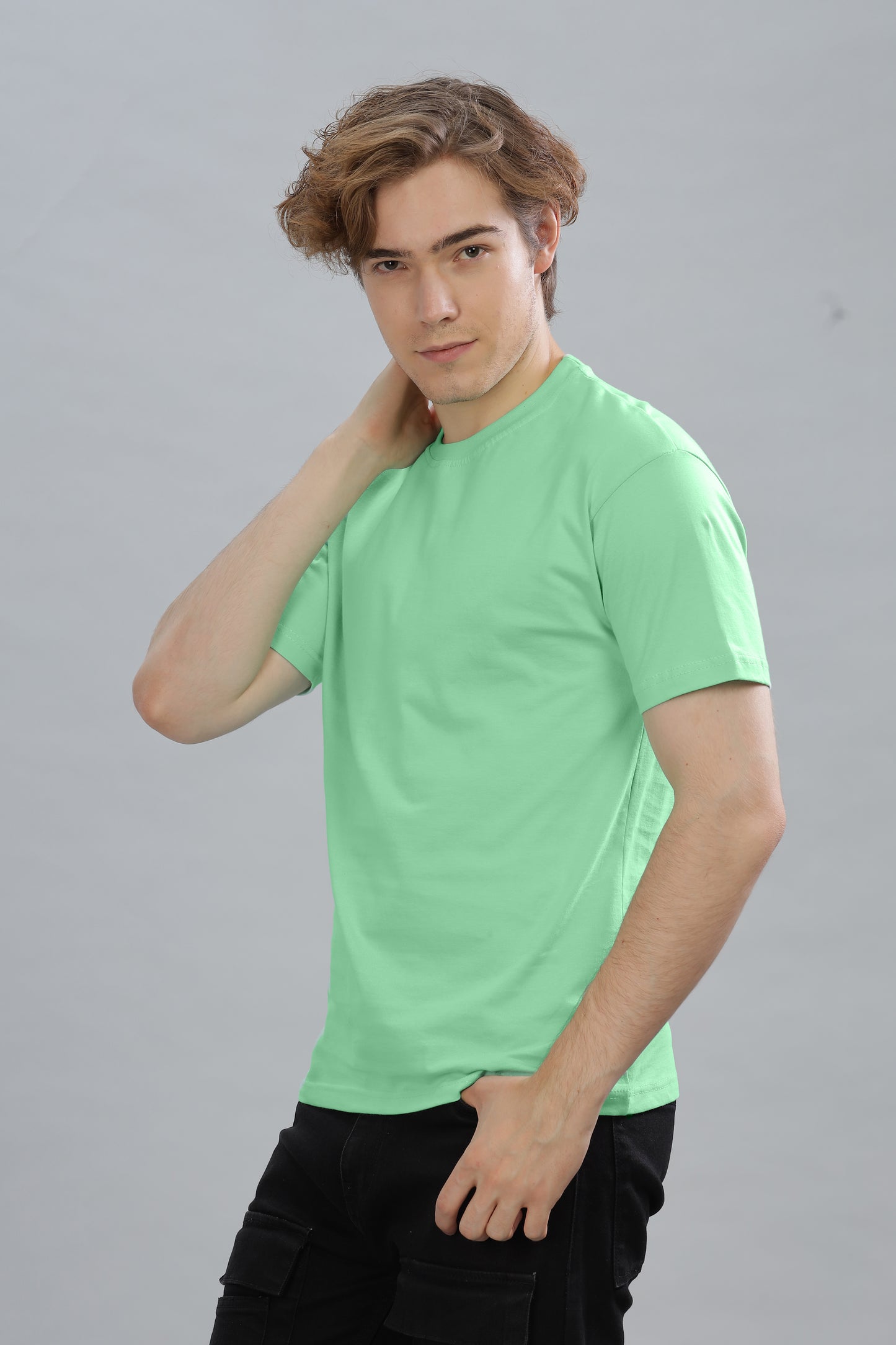Men’s Plain Premium Cotton Oversized baggy Fit T-Shirt
