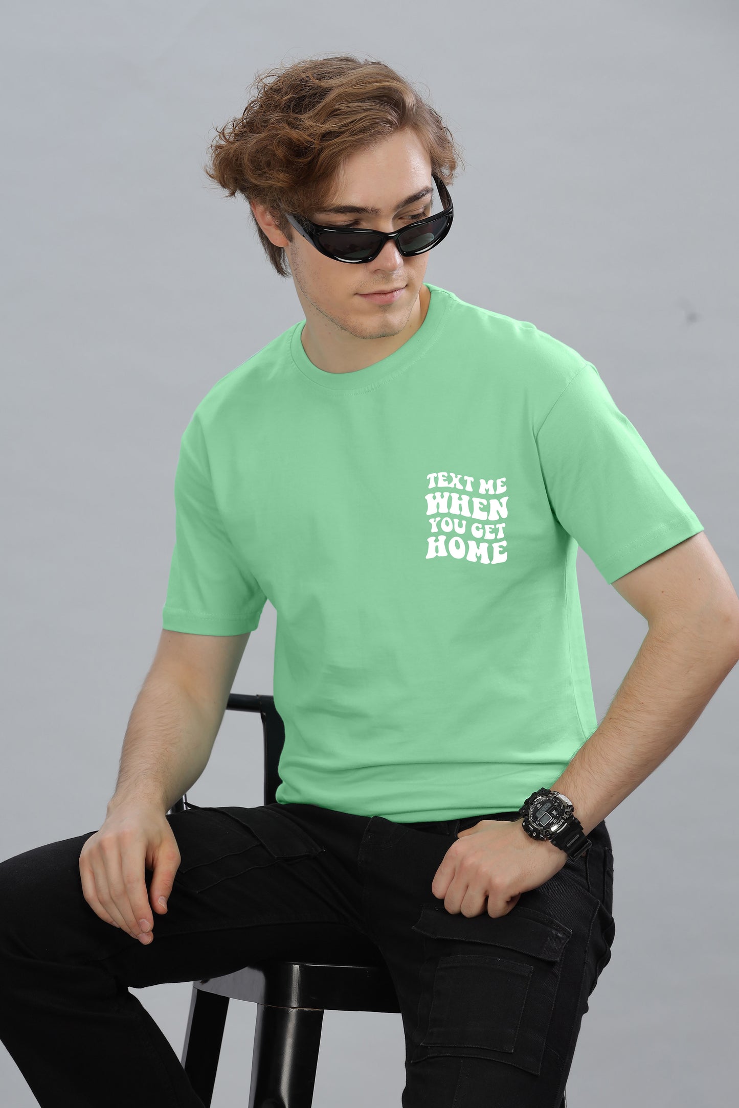 Text Me When You Get Home Men’s T-Shirt | Comfort Fit