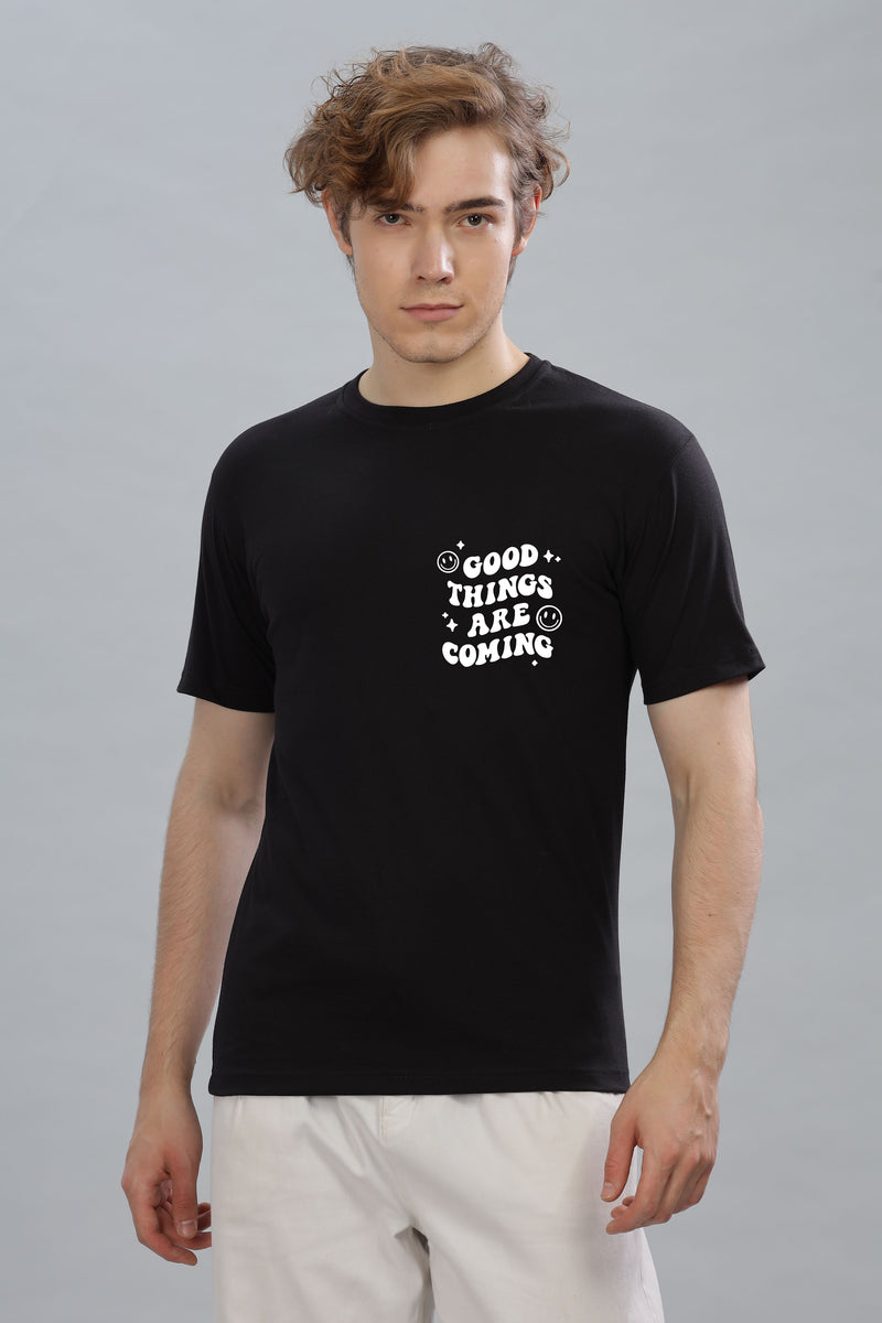 Good Things Are Coming Men’s Premium Cotton Oversized Baggy Fit T-Shirt