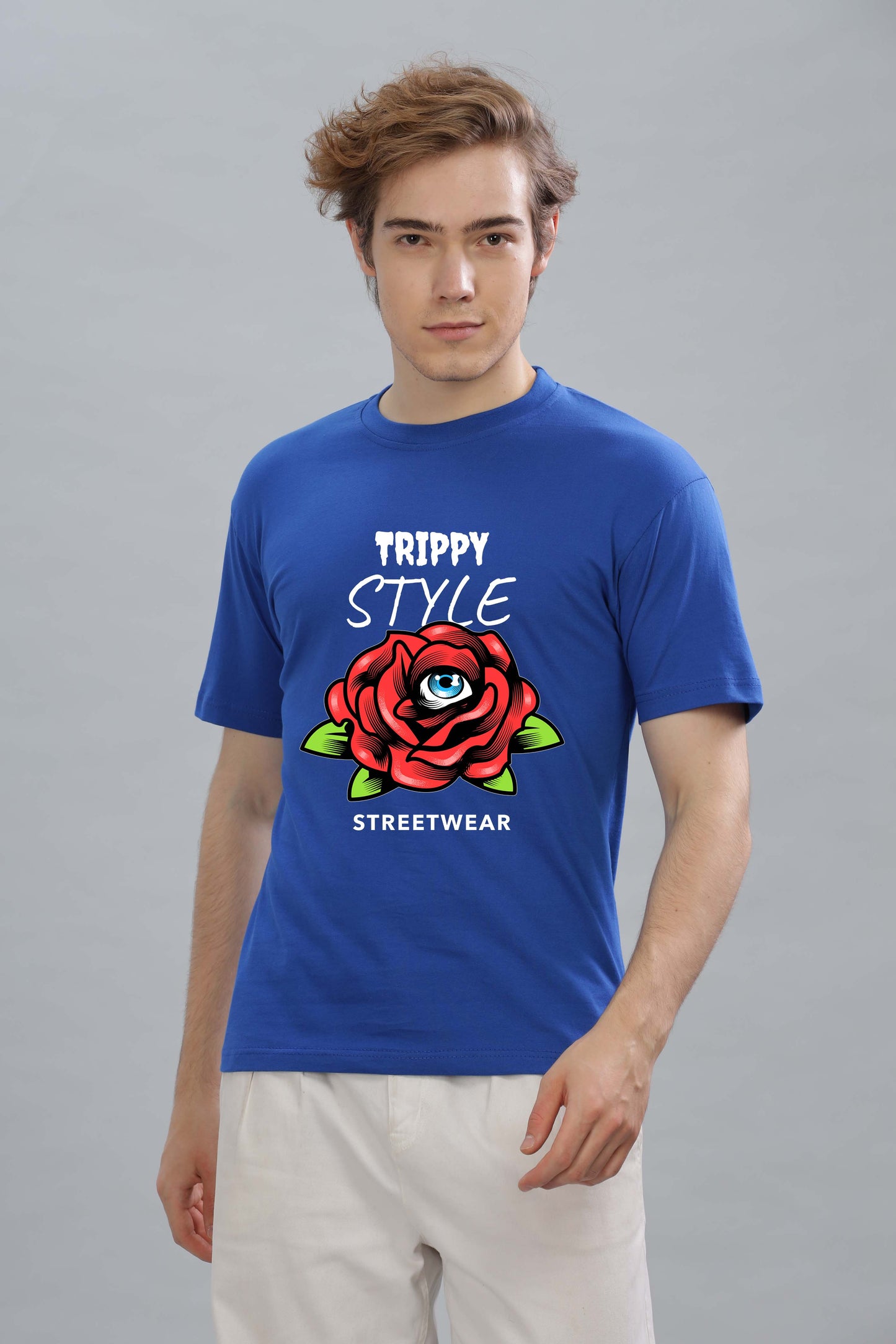 Men’s Printed Oversized Baggy Fit Rich Soft Cotton Fabric T-shirt