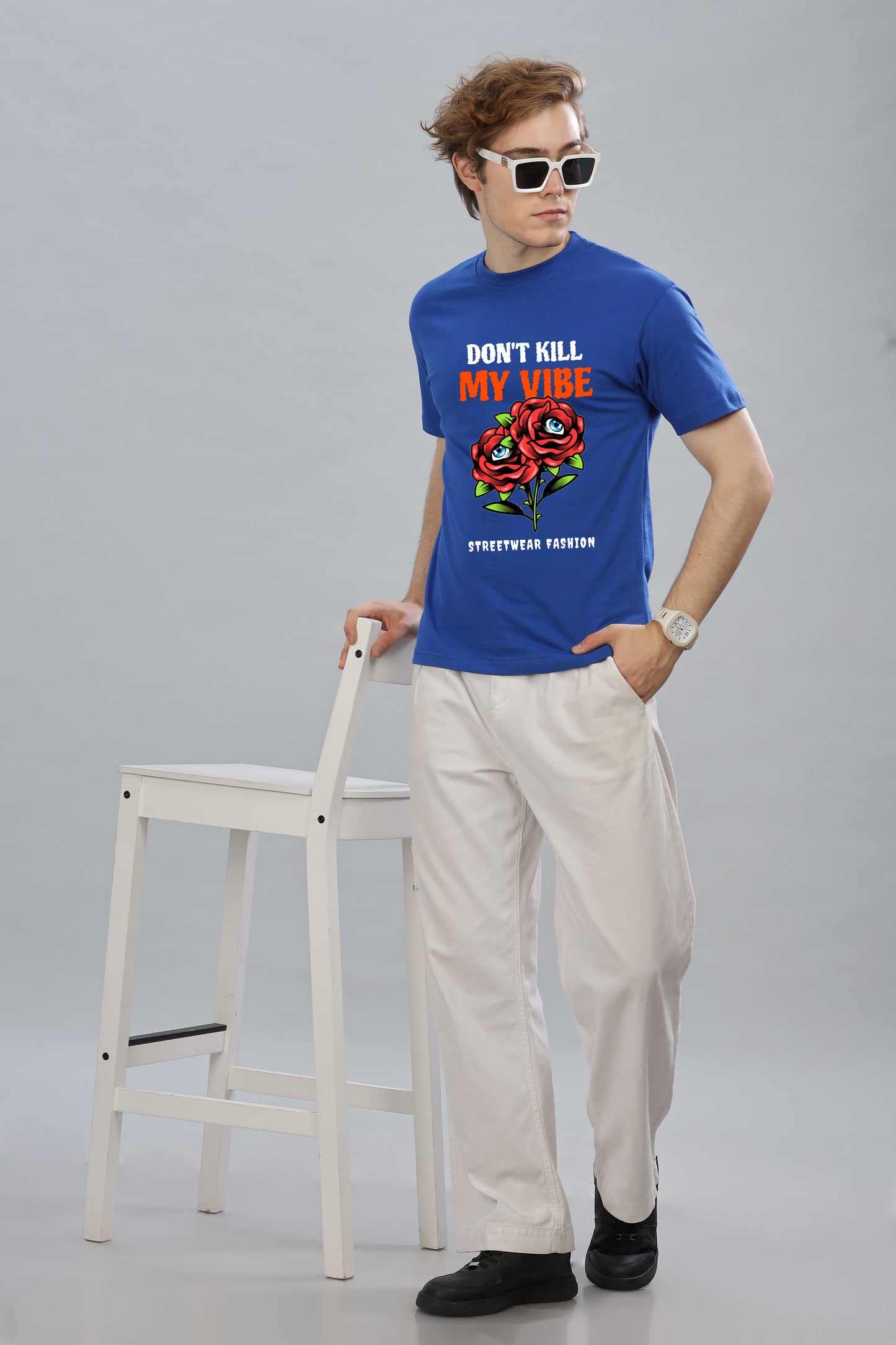 Men’s Printed Oversized Baggy Fit Rich Soft Cotton Fabric T-shirt