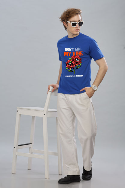 Men’s Printed Oversized Baggy Fit Rich Soft Cotton Fabric T-shirt