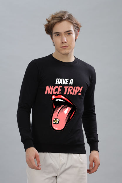 Men’s Full Sleeve Premium Pure Cotton Printed Sweatshirt