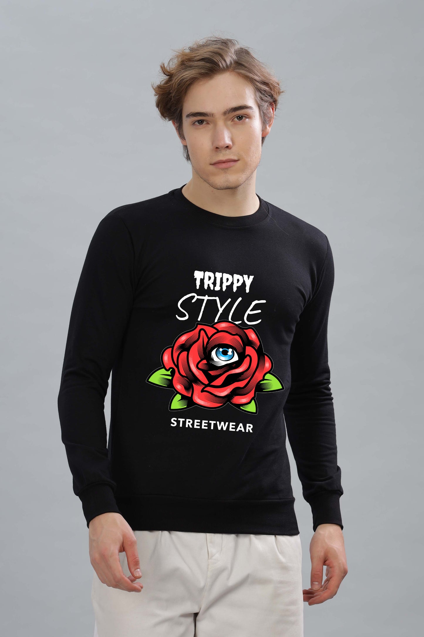 Men’s Full Sleeve Premium Pure Cotton Printed Sweatshirt