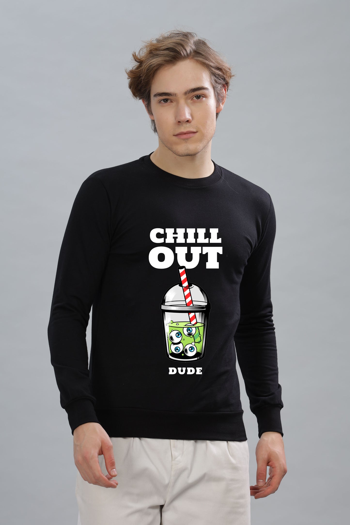 Men’s Full Sleeve Premium Pure Cotton Printed Sweatshirt