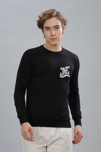 Enjoy the Little Things Men’s Soft Cotton Full Sleeve Sweatshirt