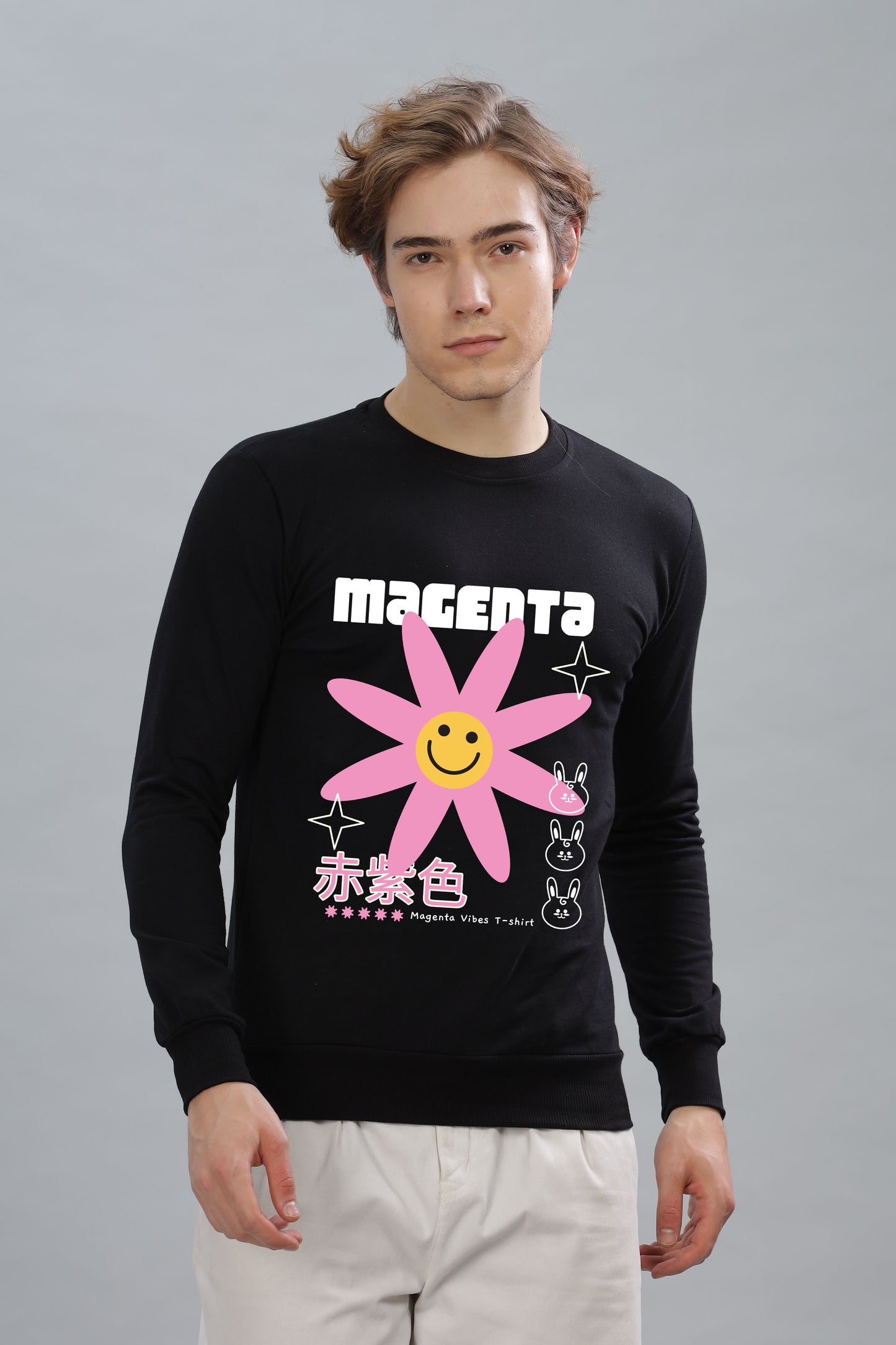 Men’s Full Sleeve Premium Pure Cotton Printed Sweatshirt