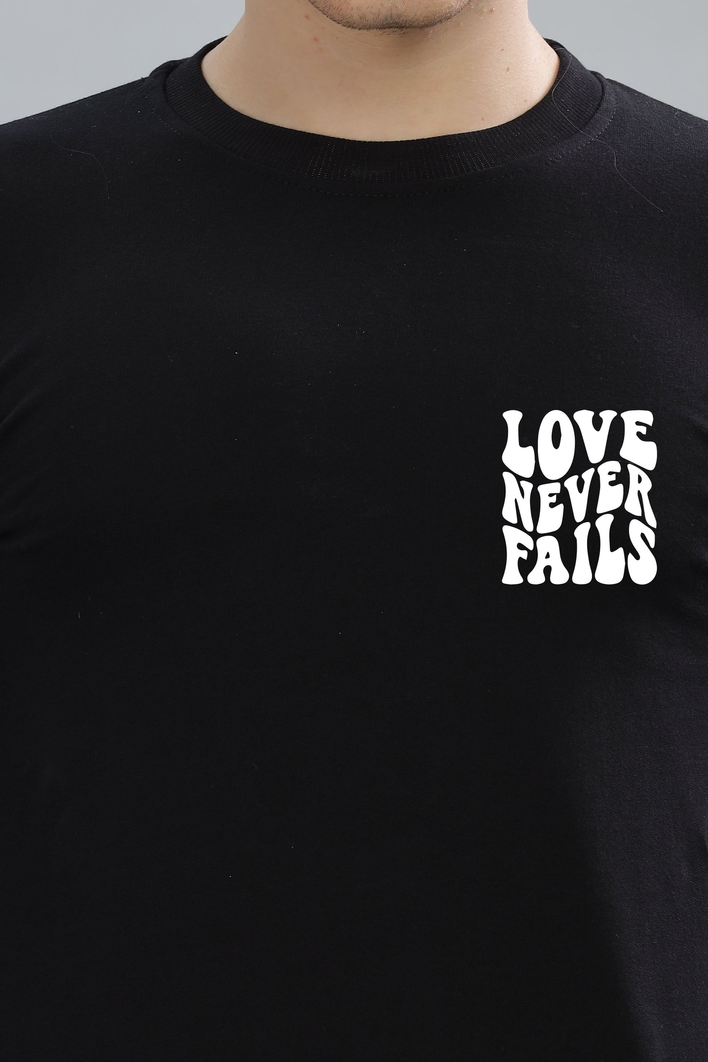 Love Never Fails Men’s Soft & Cozy Fabric Full Sleeve Sweatshirt