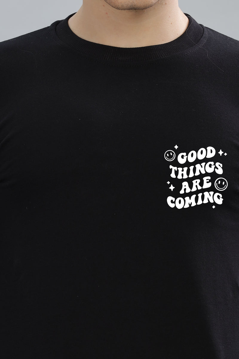 Good Things Are Coming Premium Cotton Men's Full Sleeve Sweatshirt