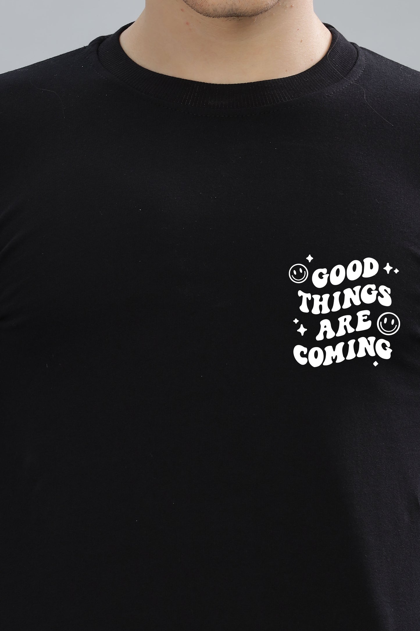 Good Things Are Coming Premium Cotton Men's Full Sleeve Sweatshirt