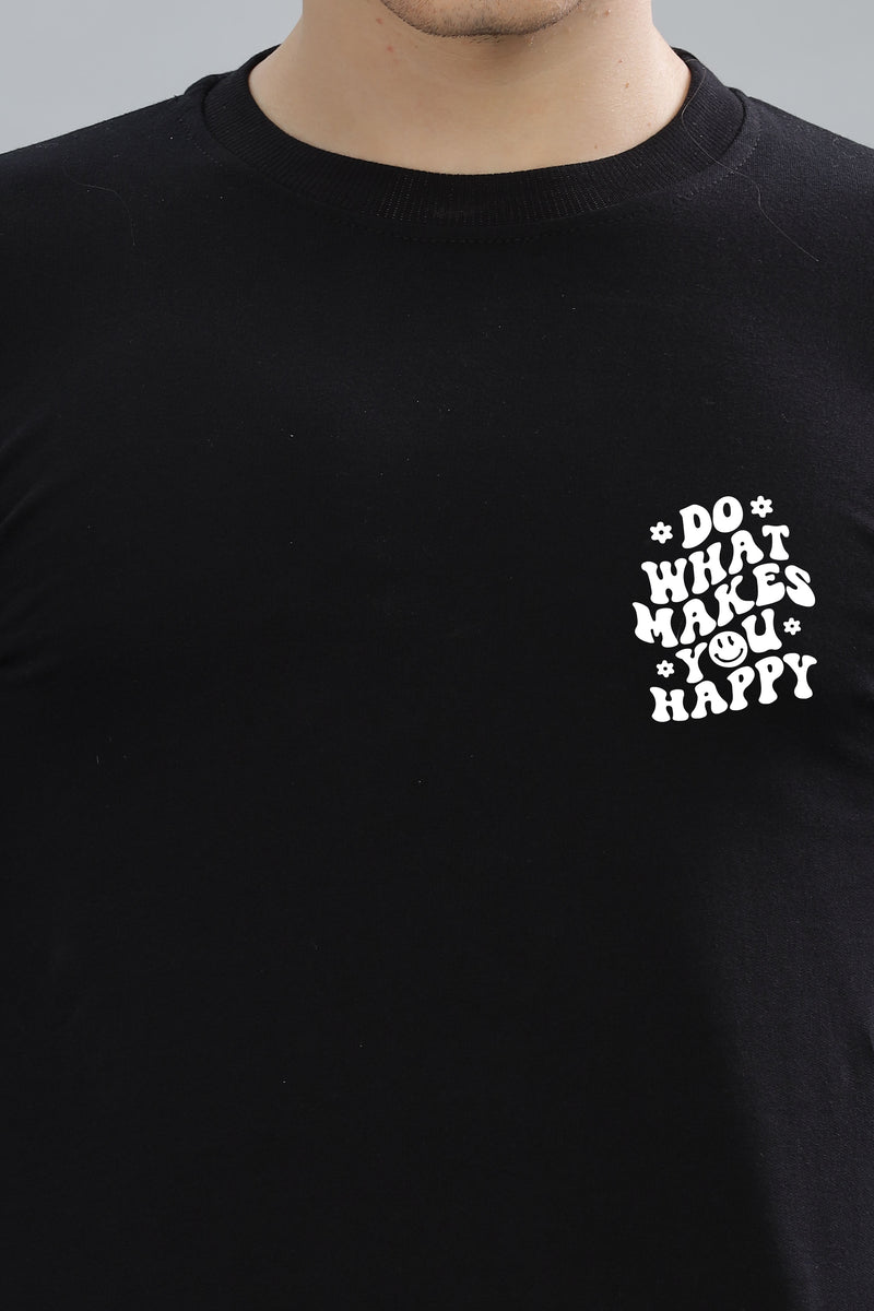 Do What Makes You Happy Men's Cozy & Stylish Full Sleeve Sweatshirt