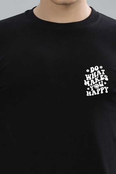 Do What Makes You Happy Men's Cozy & Stylish Full Sleeve Sweatshirt