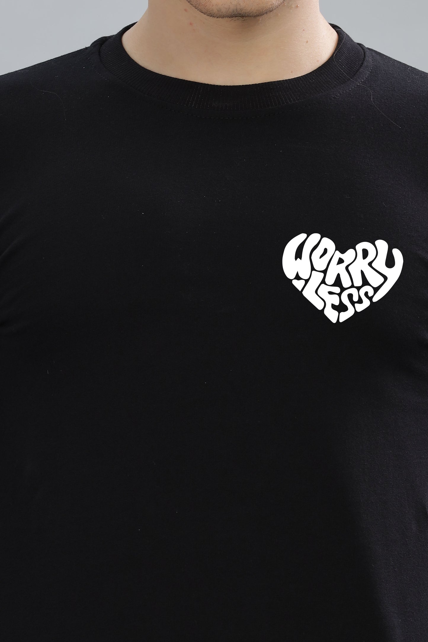 Worry Less Men’s Sweatshirt Full Sleeve Premium Comfort Fit