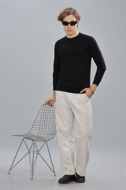 Men’s Solid Stylish Look Full Sleeve Premium Comfort Sweatshirt