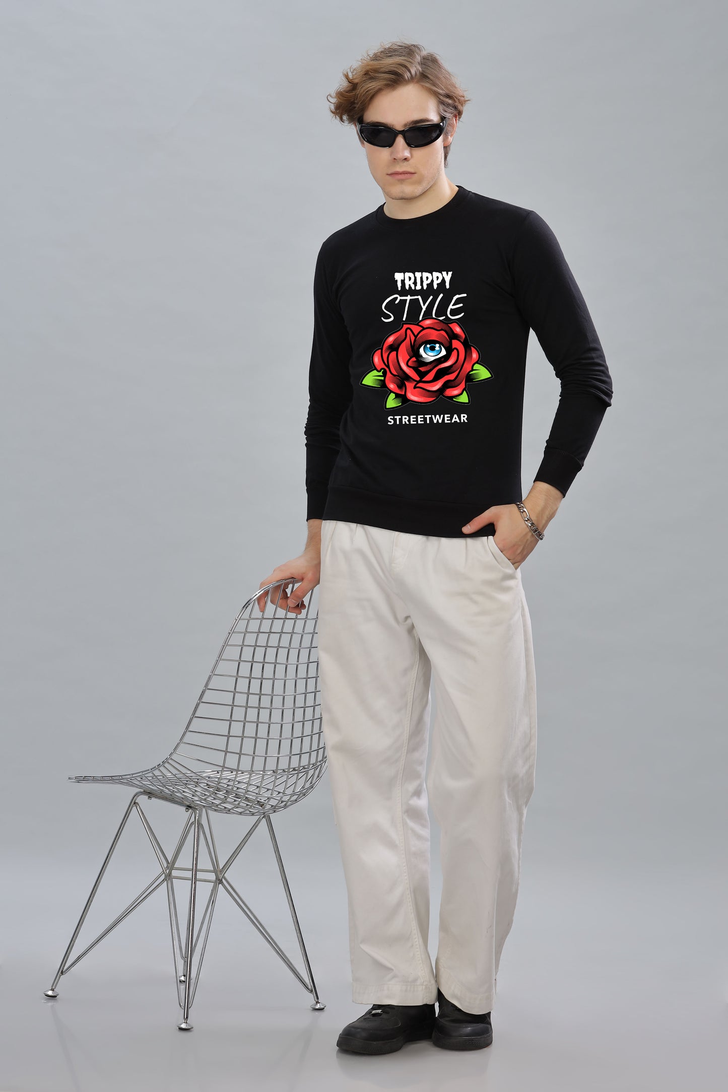 Men’s Full Sleeve Premium Pure Cotton Printed Sweatshirt