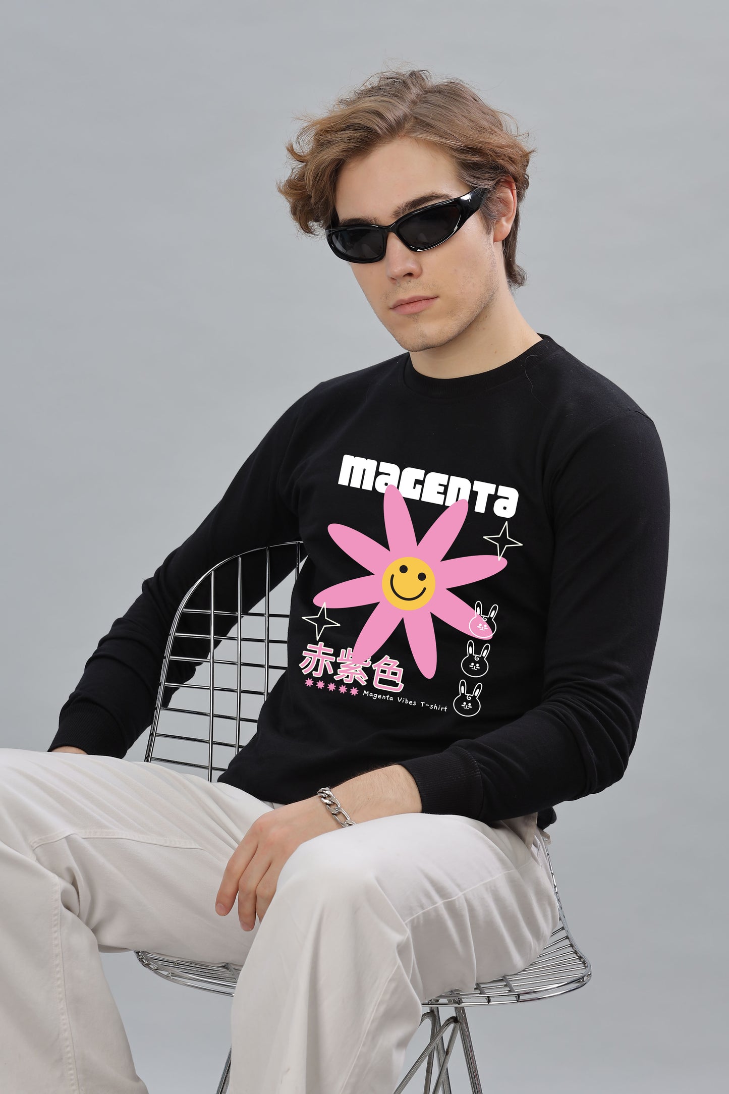 Men’s Full Sleeve Premium Pure Cotton Printed Sweatshirt