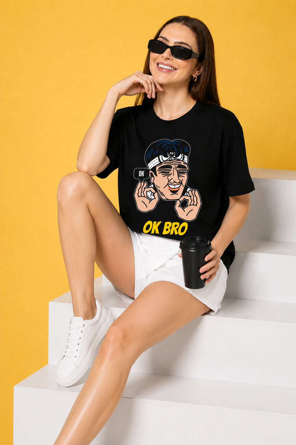 OK Bro Oversized Baggy Loose Fit T-Shirt