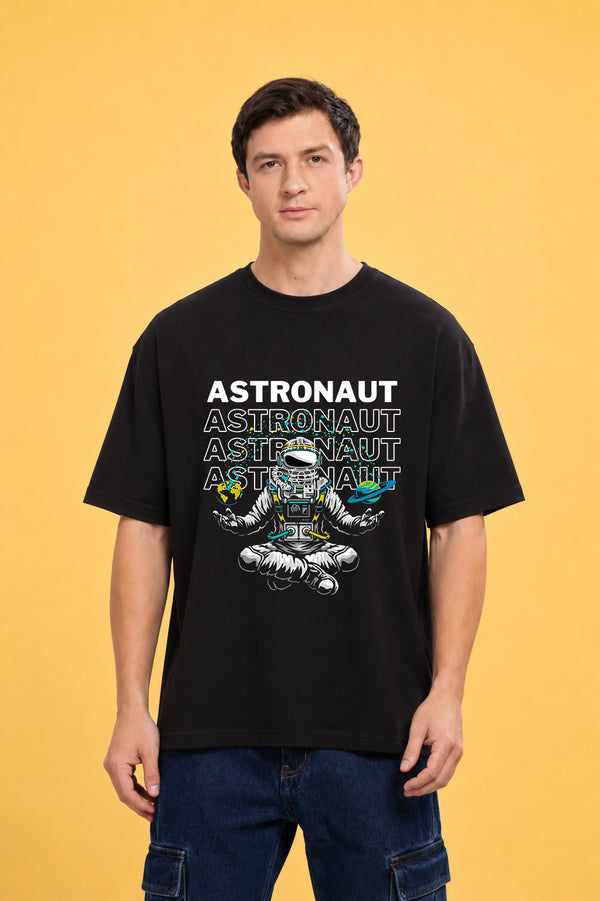 Faltu.co Astrnout Men’s Printed Oversized Baggy Fit Rich Soft Cotton Fabric T-shirt