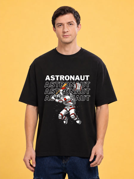 Faltu.co Astrnout 2 Men’s Printed Oversized Baggy Fit Rich Soft Cotton Fabric T-shirt