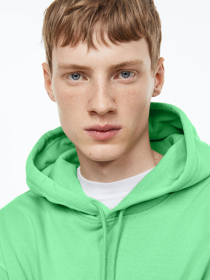 Men Plain Solid Pullover Hooded Hoodie Sweatshirt with 2 Kangaroo Pockets