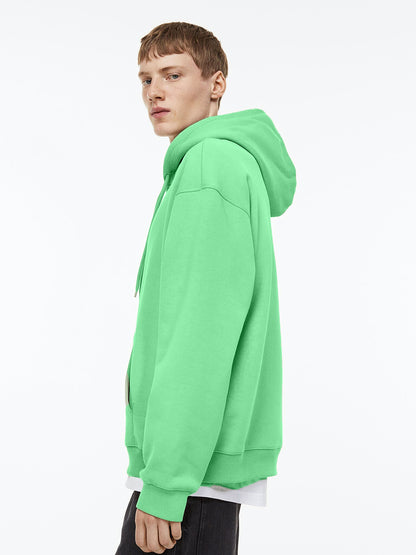 Men Plain Solid Pullover Hooded Hoodie Sweatshirt with 2 Kangaroo Pockets