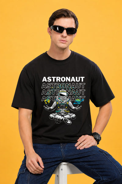 Faltu.co Astrnout Men’s Printed Oversized Baggy Fit Rich Soft Cotton Fabric T-shirt