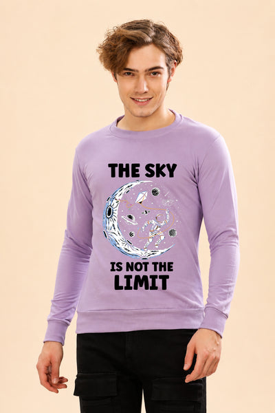 Faltu.co The Sky Is The Limit Printed Men’s Full Sleeve Premium Pure Cotton Sweatshirt