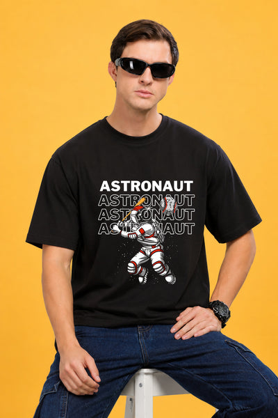 Faltu.co Astrnout 2 Men’s Printed Oversized Baggy Fit Rich Soft Cotton Fabric T-shirt