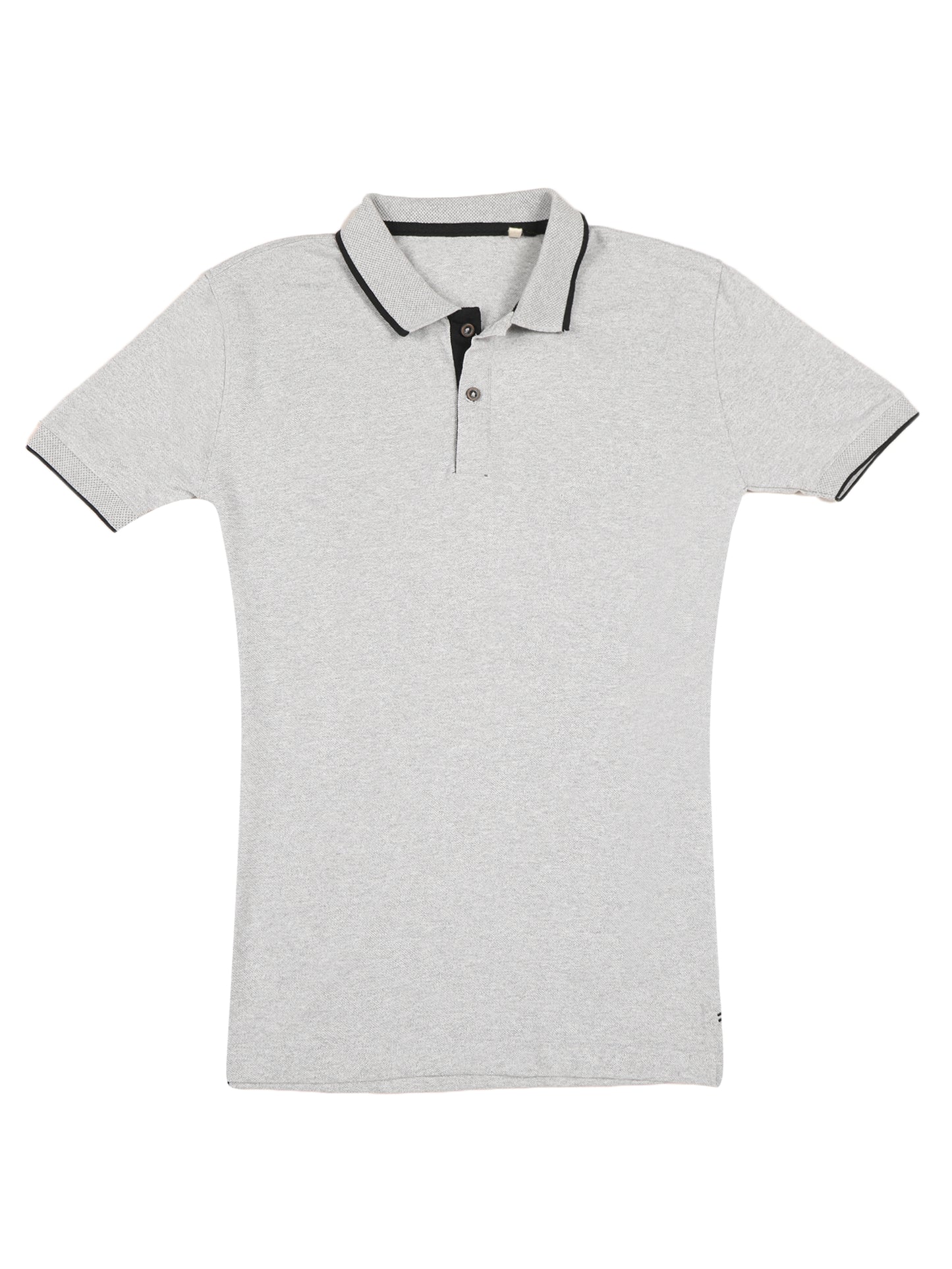 Sustainable Heather Grey Men's Premium Polo T-Shirt | Eco-Friendly Casual Wear