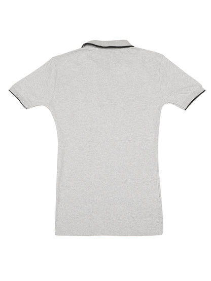 Sustainable Heather Grey Men's Premium Polo T-Shirt | Eco-Friendly Casual Wear