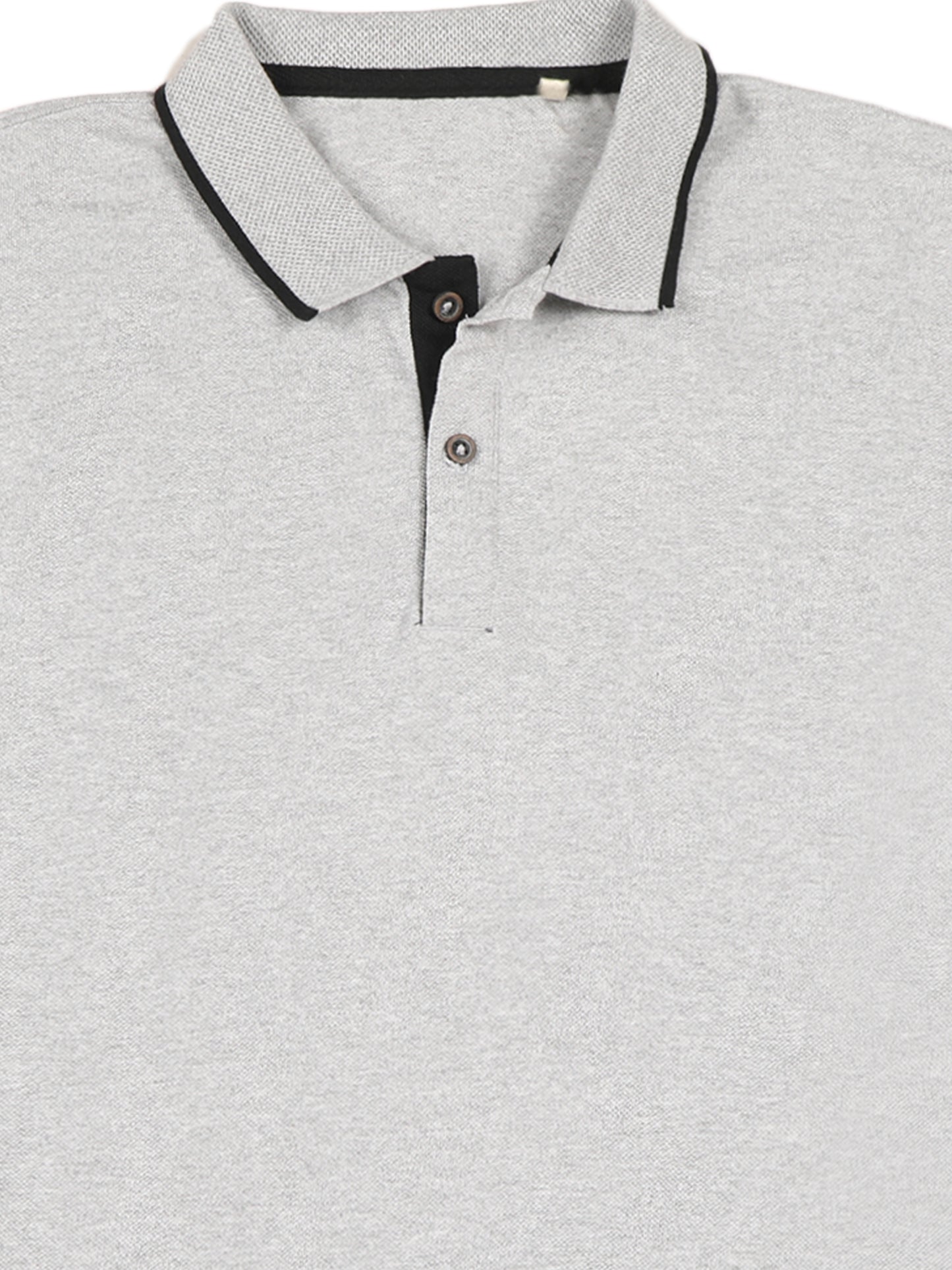 Sustainable Heather Grey Men's Premium Polo T-Shirt | Eco-Friendly Casual Wear