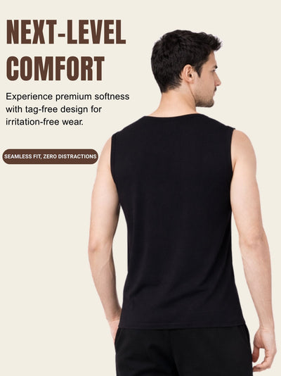 Faltu.co Men Cotton Gym Vest Breathable Sleeveless Sando