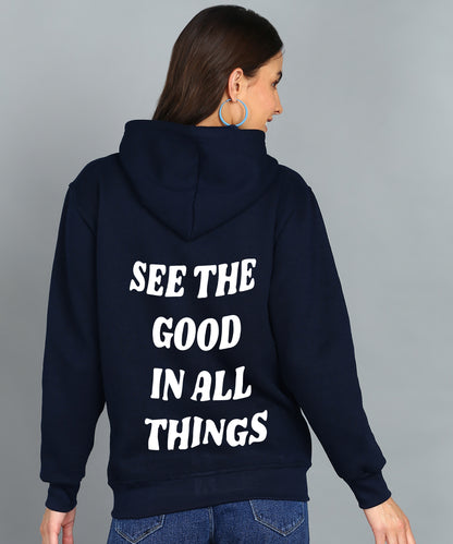 See the Good in All Things Zipper Hoodie for Women