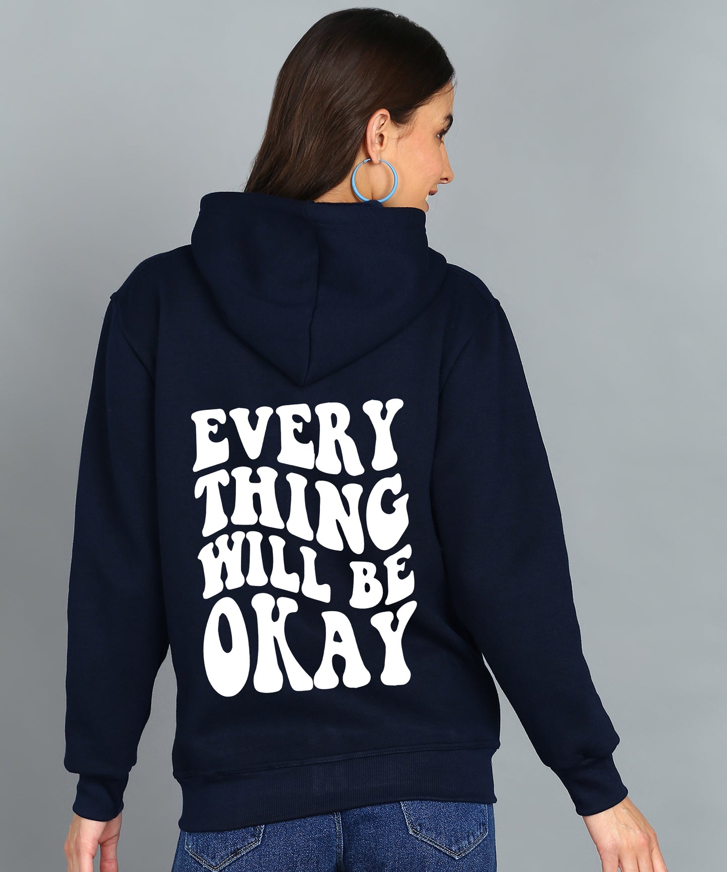 Everything Will Be Okay Women’s Zipper Cozy & Stylish Hoodie