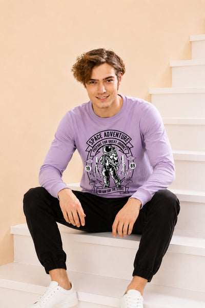 Faltu.co Space Adventure Printed Men’s Full Sleeve Premium Pure Cotton Sweatshirt