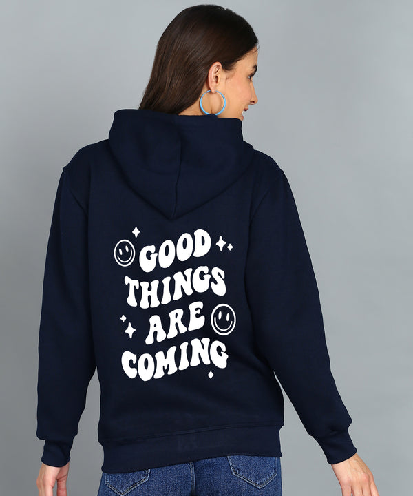 Good Things Are Coming Women’s Zipper Hoodie