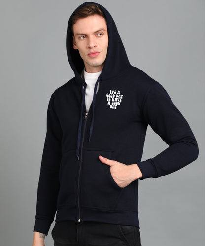 It’s a Good Day to Have a Good Day Men’s Zipper Hoodie